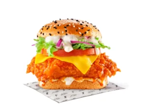 Buffalo Ranch Dunked Burger