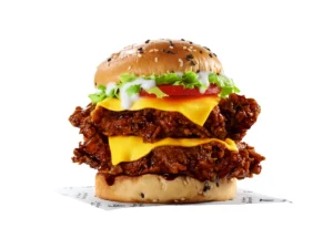 Double Dunked Burger