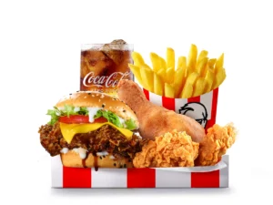 Dunked Zinger Burger Box